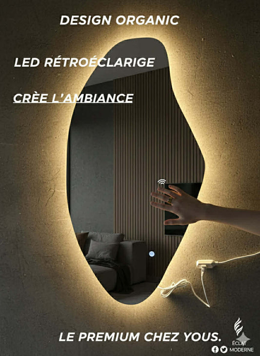Miroir mural design moderne – Hippone