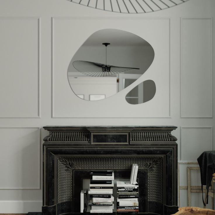 Duo de Miroirs Organiques par Hippone Luminaires