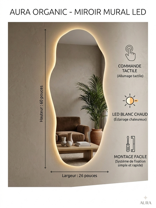 AURA ORGANIC 6026 — Miroir Design Formes Libres